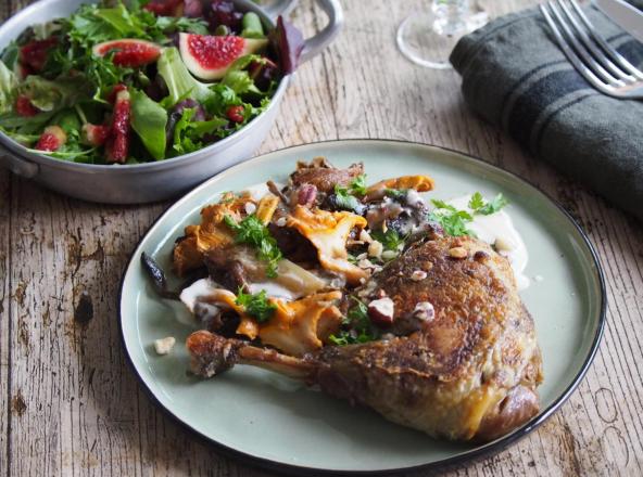 Recette Cuisse De Pintade Au Four Cuisson Lente Recette de blogueuse : Pintade aux champignons cuisson lente au four en